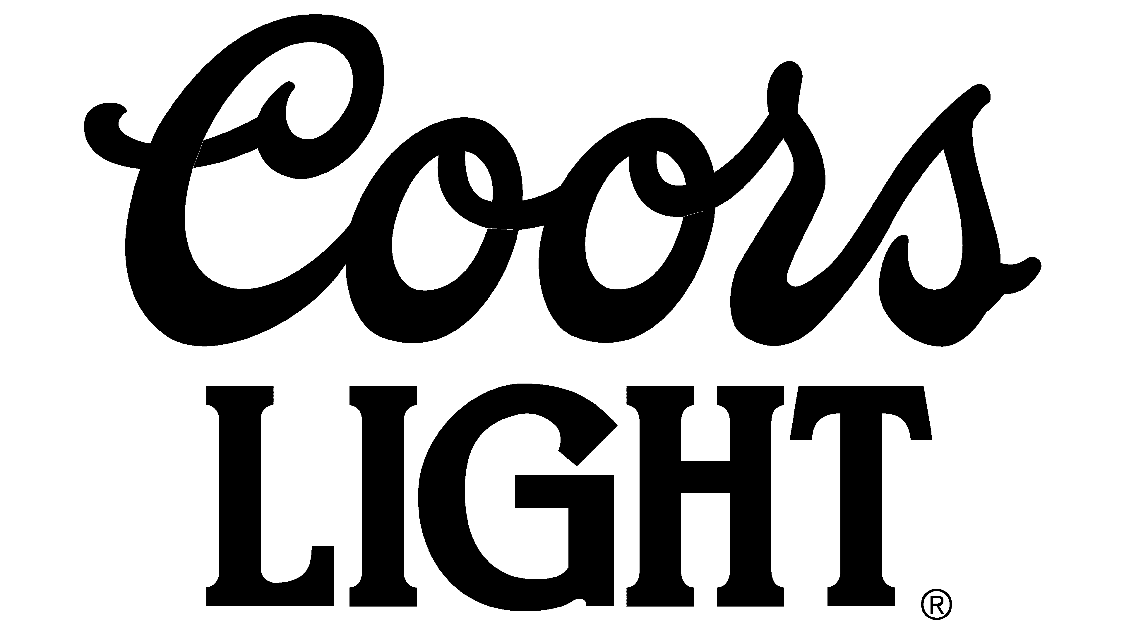 Coors Light Logo Png Pic (black, gray)