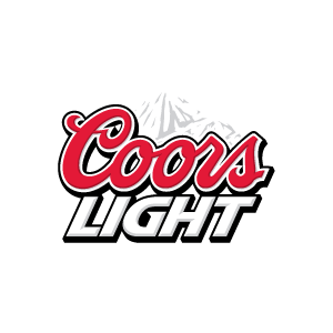 Coors Light Logo Png Picture (white, black, lavender, red, silver)