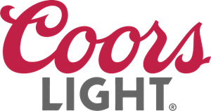 Coors Light Logo Transparent (chocolate, gray)