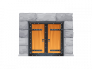 Doorway Png Picture 300X225 (black, silver)