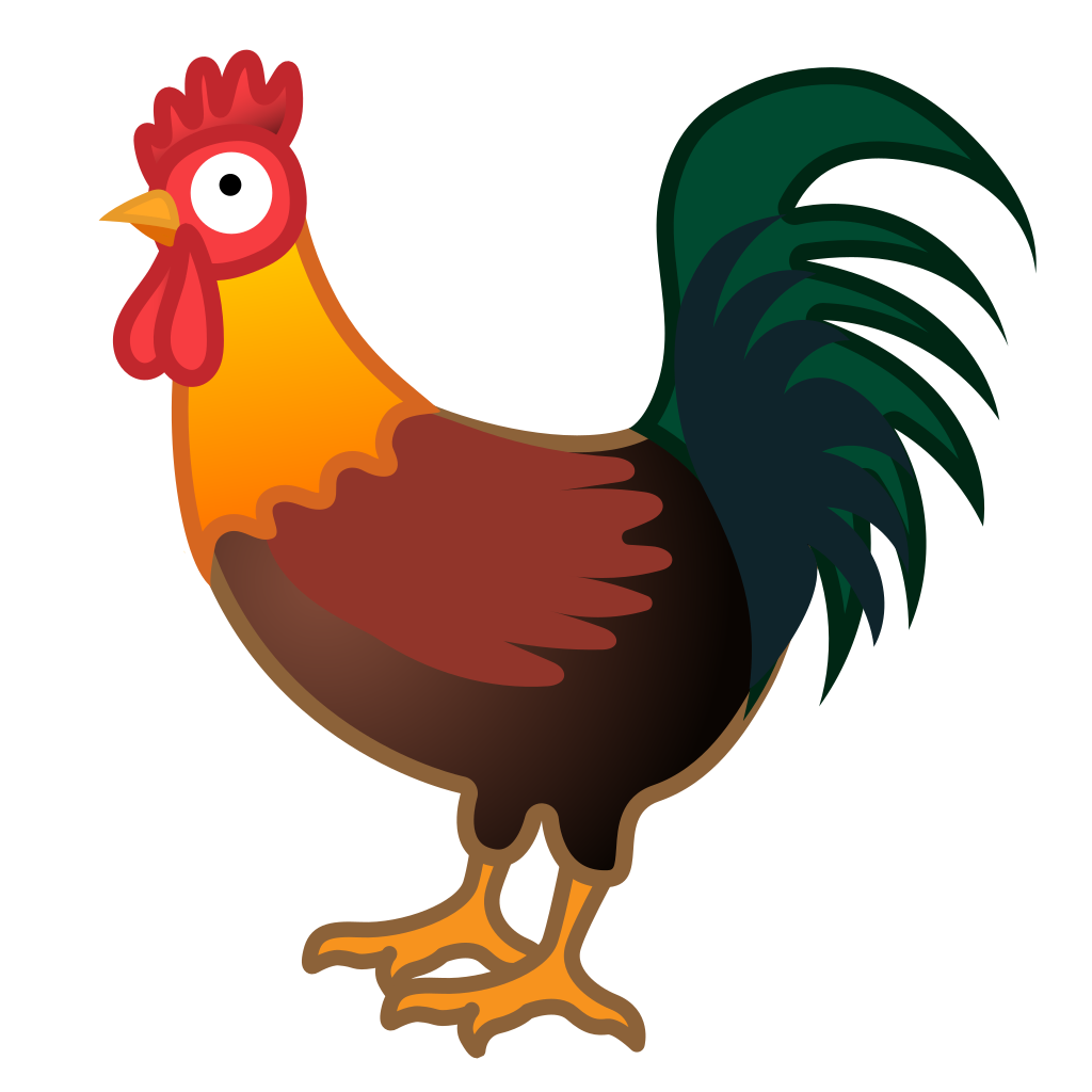 Rooster Png Photo (green, black, maroon)