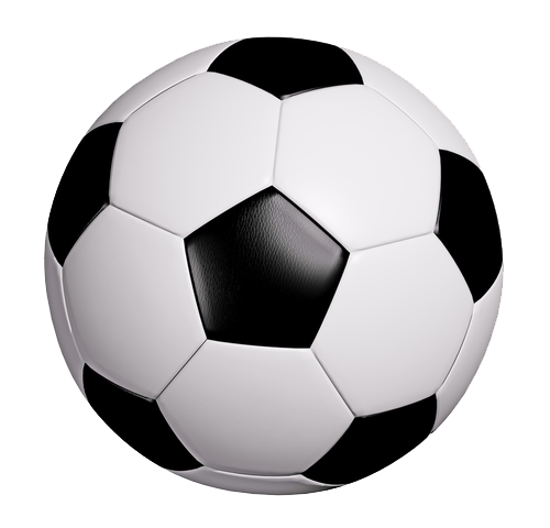 Football Ball Png (lavender, black, white)