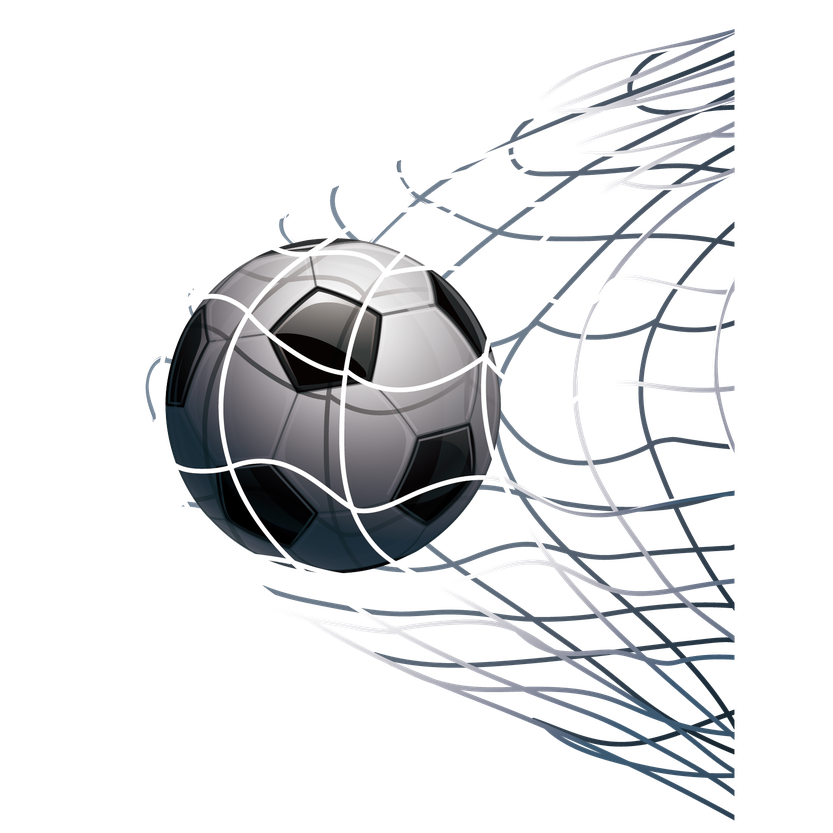 Football Goal Net Png Isolated Image (black, silver)