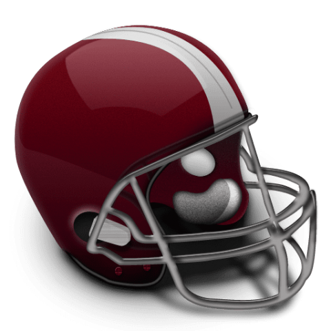 Football Helmet Transparent Png (black)