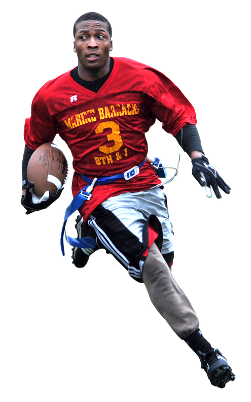 Football Player Download Png Image (black, white)