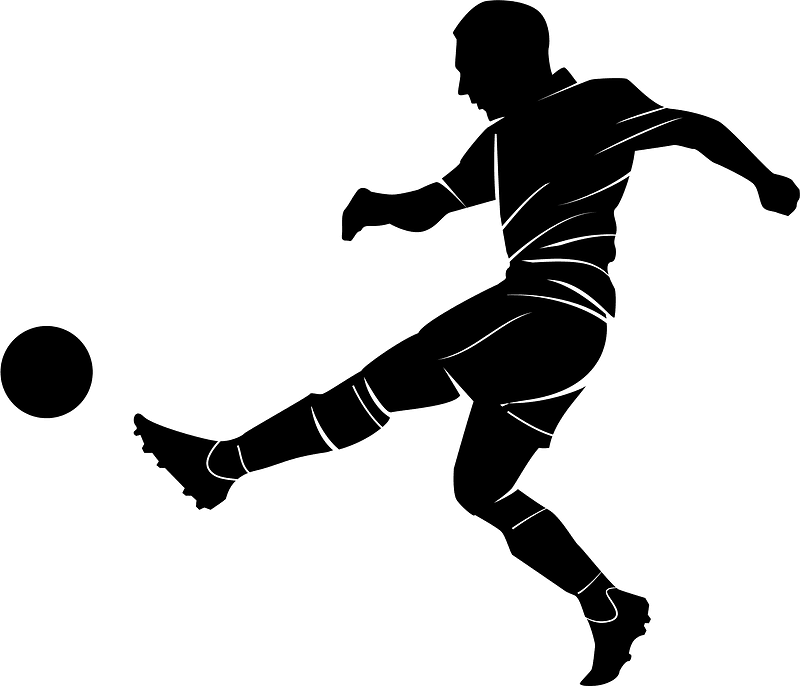 Football Silhoutte Png (black, gray)