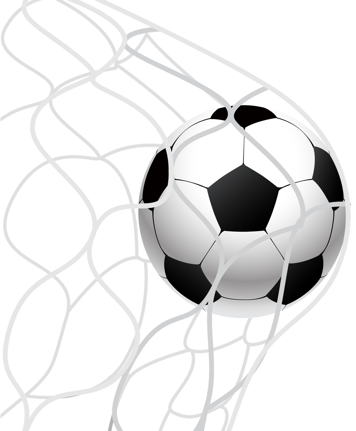 Football Transparent Isolated Background (black, white)