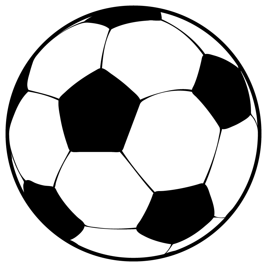 Football Vector Png (black, white)