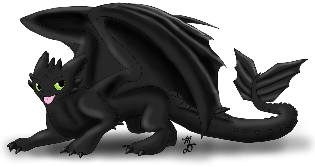 Toothless Dragon Png Photos (black)