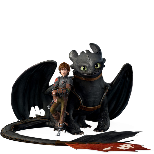 Toothless Night Fury Transparent Png (black, white)