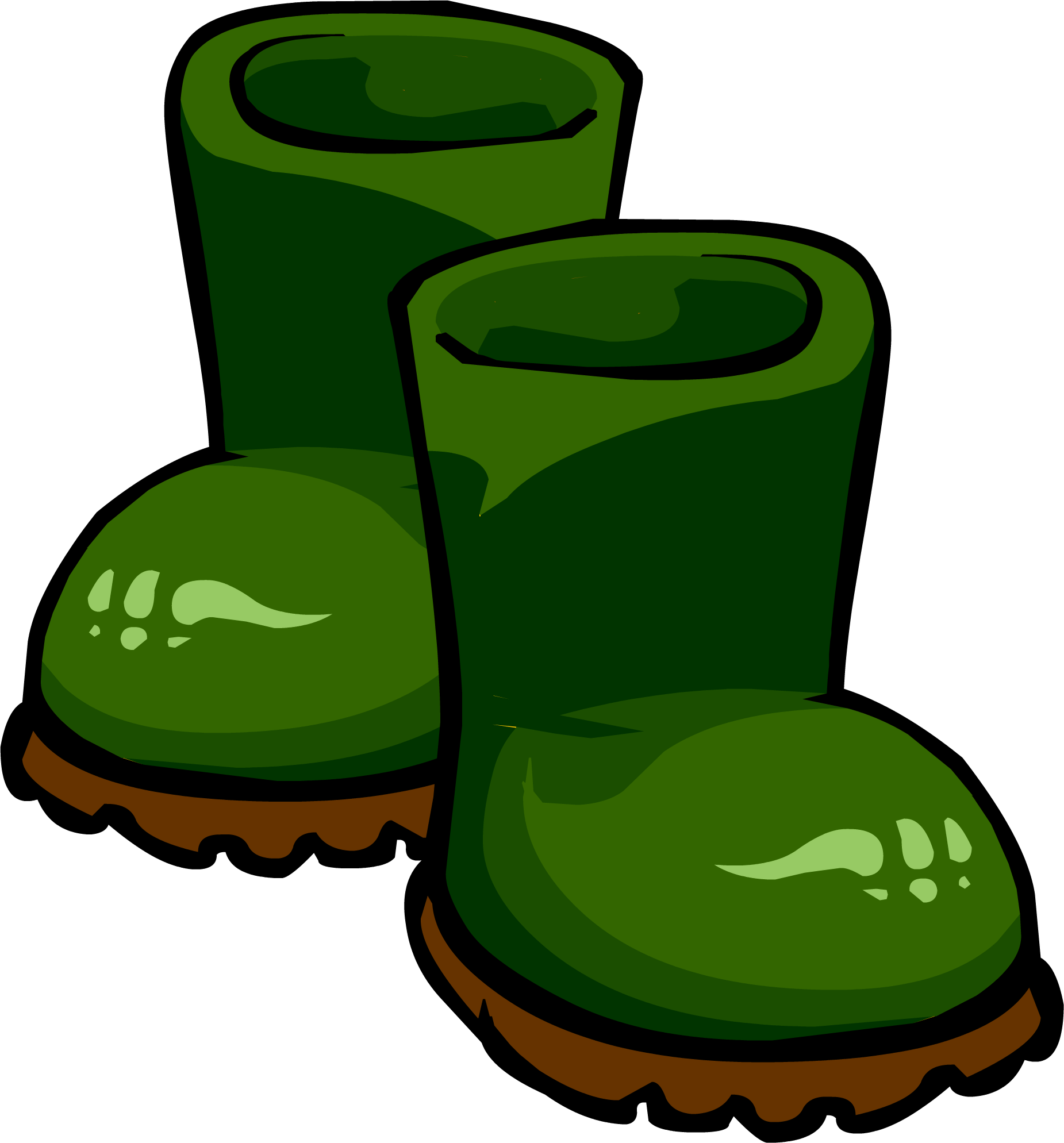 Boots Png Image (green, black)