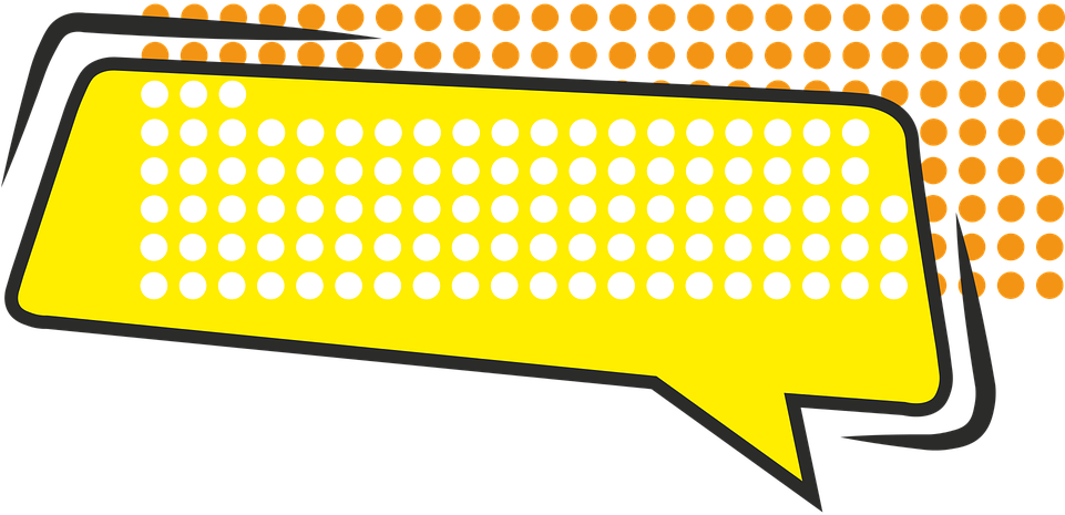 Pop Art Png Pic (yellow, black, white)