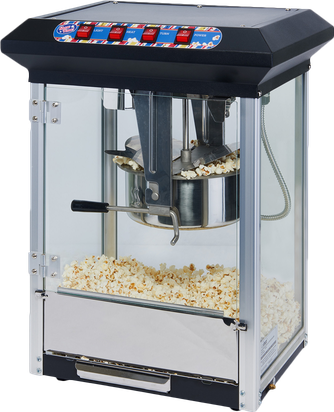 Popcorn Maker Png Clipart (black, silver)