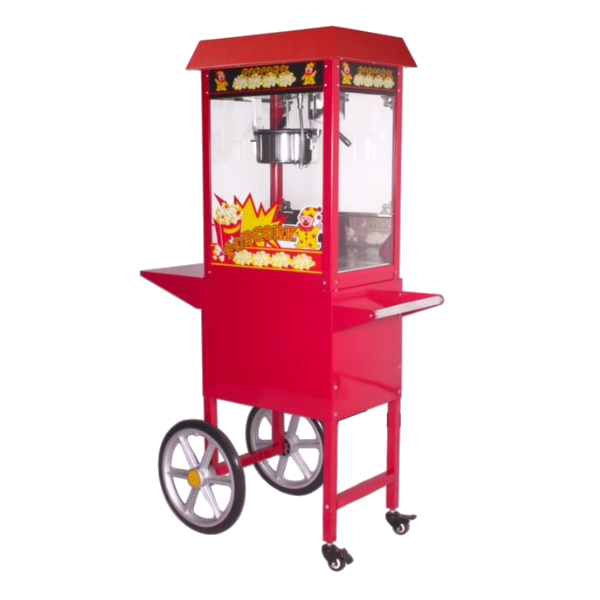 Popcorn Maker Png Pic (black, red, maroon, white)