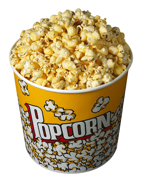 Popcorn Png Image (black, olive, orange)