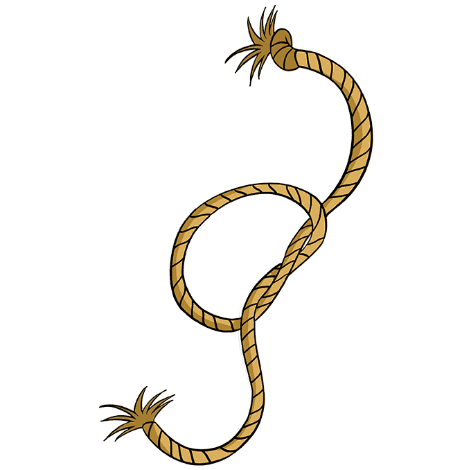 Rope Cartoon Png Picture (maroon)