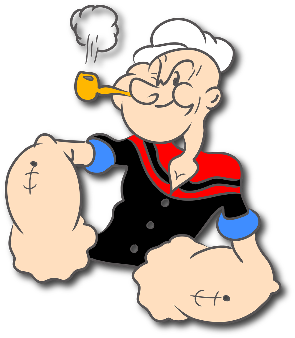 Popeye The Sailor Man Png Photos (red, pink, beige, black, white)