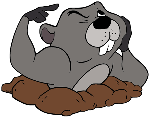 Gopher Png Isolated Image (black, olive, gray, silver)