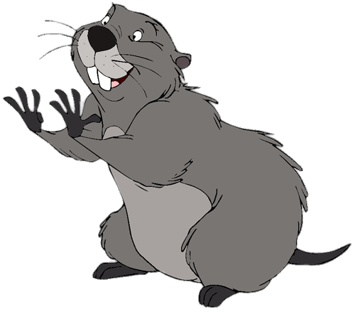 Gopher Png Isolated Photo (gray, silver)