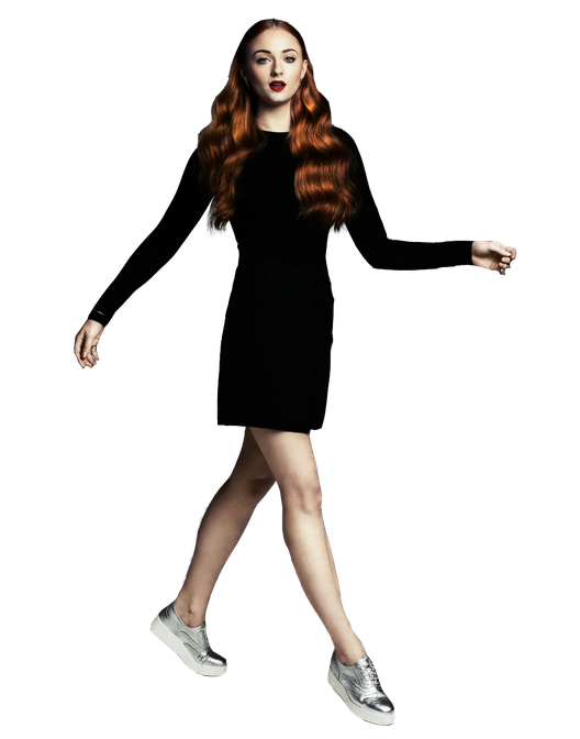 Sophie Turner Png Pic (black)