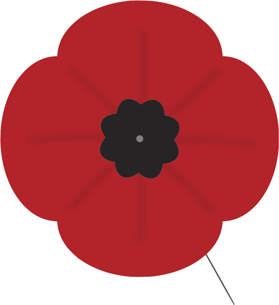 Poppy Png Transparent Image (black, maroon)