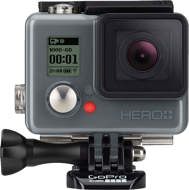 Gopro Camera Png Isolated Transparent Image (black, gray, white)