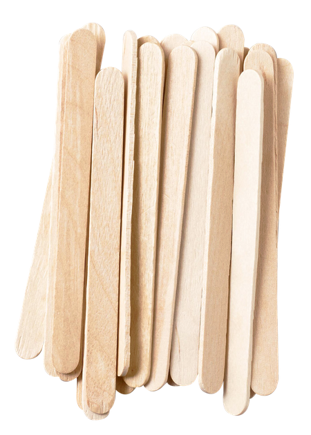 Popsicle Ice Cream Wooden Stick Png Transparent Image (black, beige)