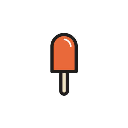 Popsicle Free Png Icon (black, chocolate)