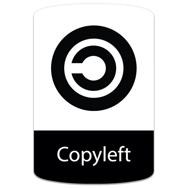 Copyleft Png Clipart (black, lavender, white, gray)