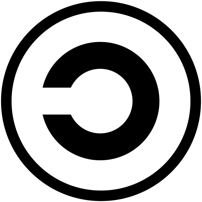 Copyleft Png Transparent Image (indigo, gray, black, white, silver)