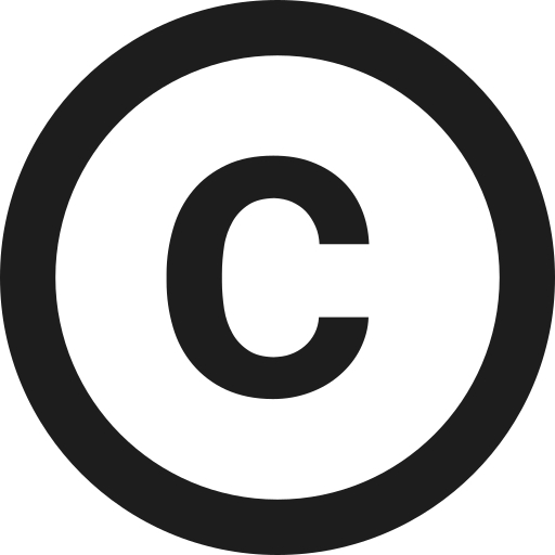 Copyright Free Png Icon Download (black)