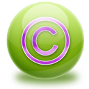 Copyright Free Transparent Png Icon Download (olive, beige, black)