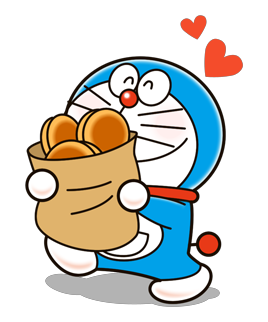 Doraemon Png (white, black, silver, greenish blue, salmon)