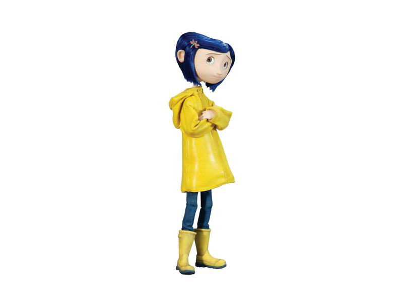 Coraline Png Transparent (white, salmon, gold)