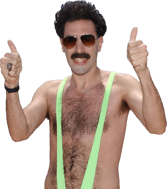 Borat Png Clipart (mint, gray)