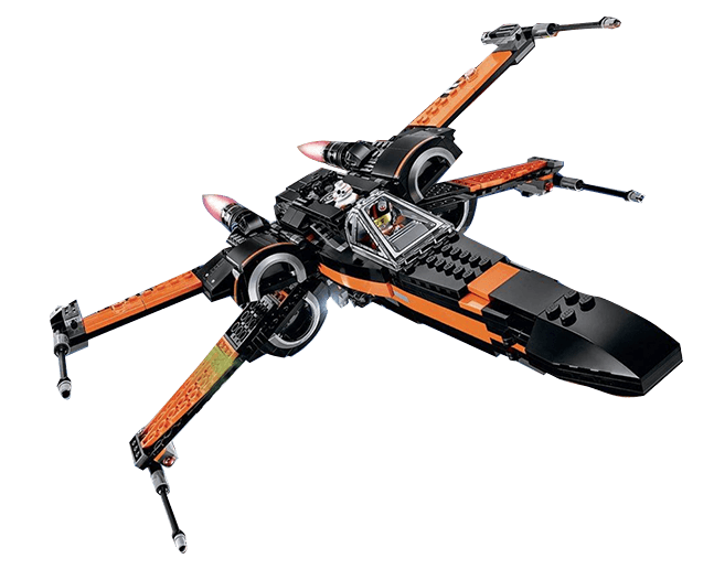 Force Awakens X Wing Starfighter Png Clipart (black, gray, indigo)