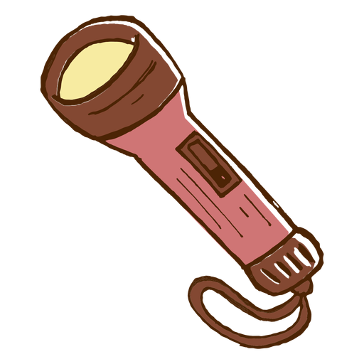 Torch Vector Flashlight Png File (olive, beige, salmon, black)