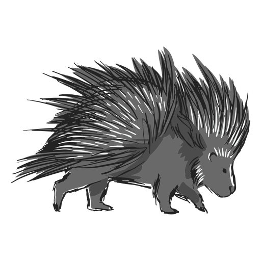 Porcupine Png Isolated Hd (gray, indigo, black)