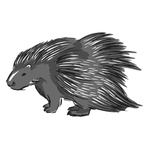 Porcupine Png Picture (gray, indigo, black)