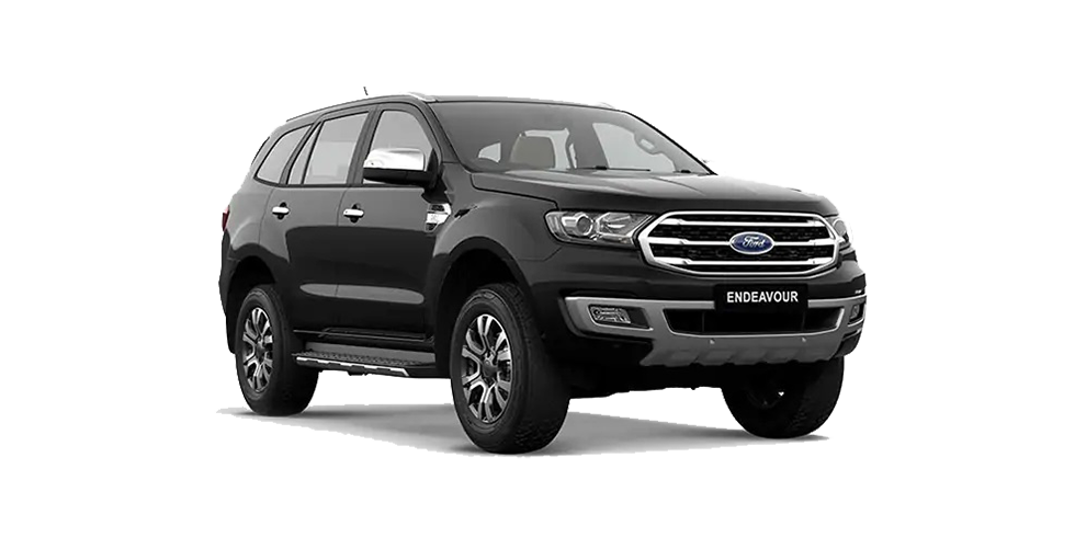 Ford Endeavour Png Isolated Image (black)