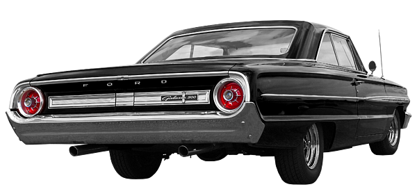 Ford Galaxie 500 Png Image (indigo, black)