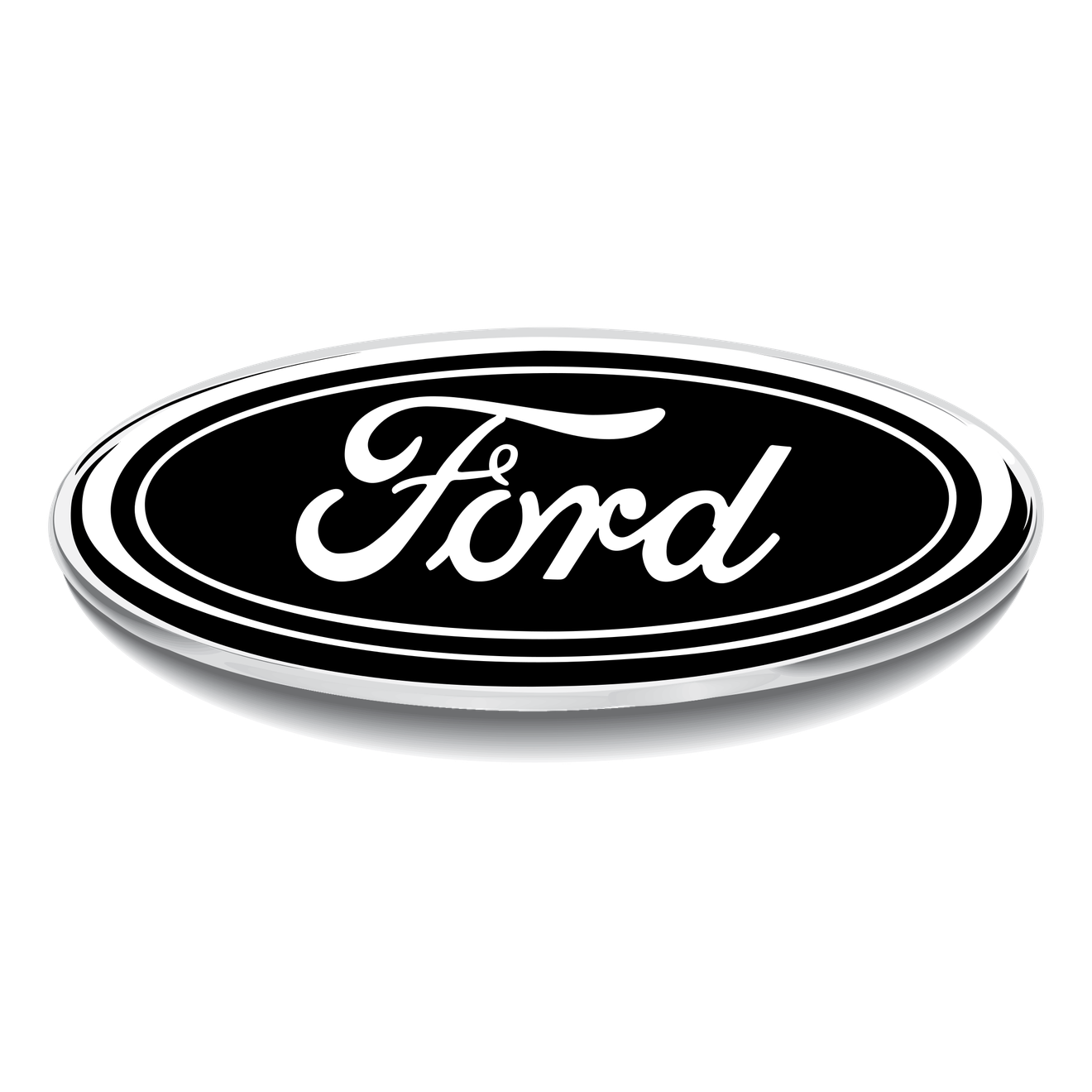 Ford Logo Png (black, white)