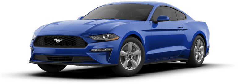 Ford Mustang 2018 Png Image (indigo, black, navy)