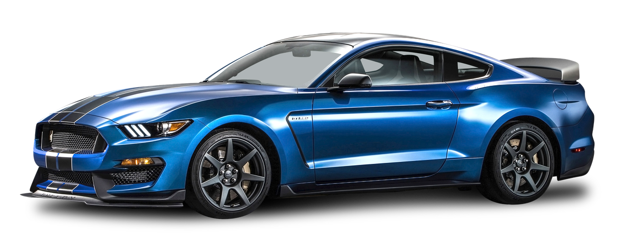 Ford Mustang Blue Png File (black, gray)