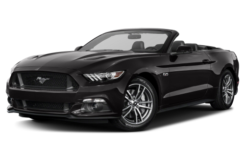 Ford Mustang Convertible Car Black Transparent Png (black)