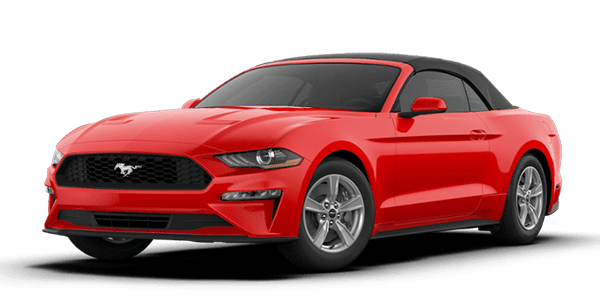 Ford Mustang Convertible Car Ecoboost Transparent Png (black, gray, salmon)