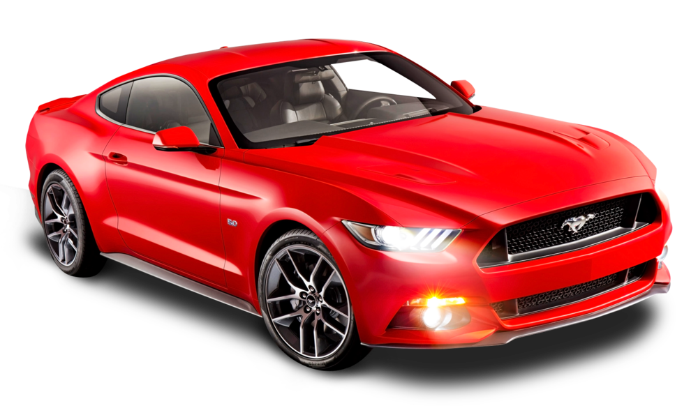 Ford Mustang Red (maroon, black, red, white)