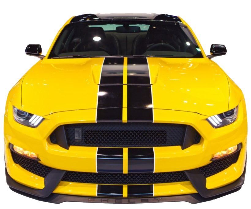 Ford Mustang Yellow Png Pic (gold, white)