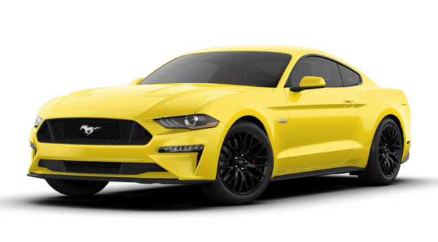 Ford Mustang Yellow (black)