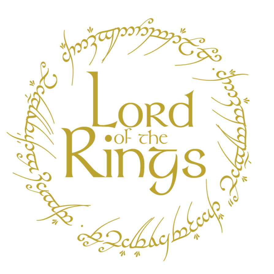 Lord Of The Rings Logo Png Images (black, olive)